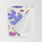 sea slug - pastel Throw Blanket Gallery Image 3