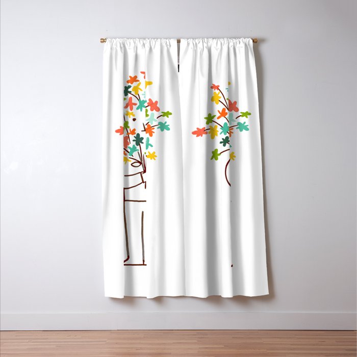 I bring flowers Window Curtain Gallery Image 3