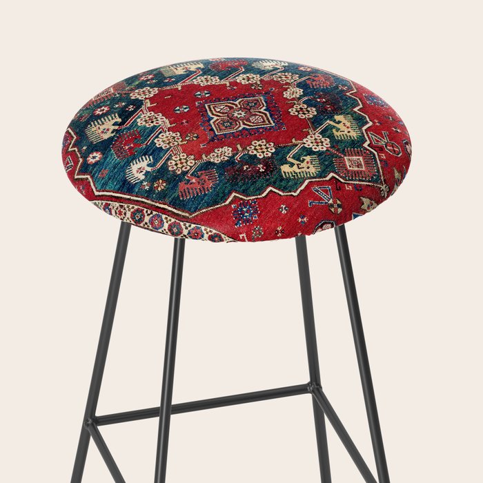 Dazkiri Southwest Anatolian Rug Print Stool Gallery Image 2