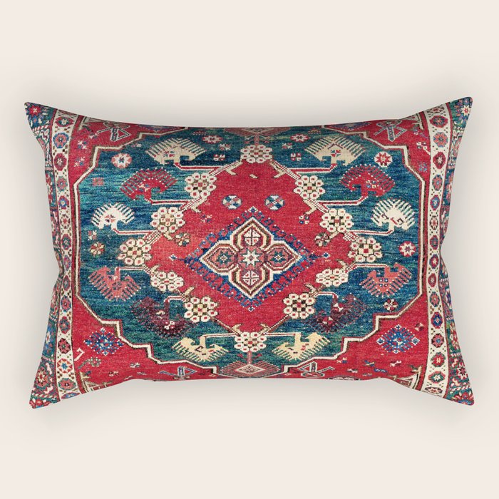 Dazkiri Southwest Anatolian Rug Print Rectangular Pillow Gallery Image 2
