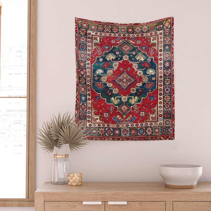 Dazkiri Southwest Anatolian Rug Print Wall Tapestry Gallery Image 2