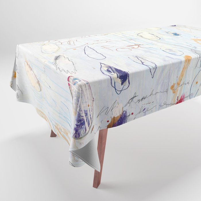 Blue Twombly 1928-2011 Tablecloth Gallery Image 1