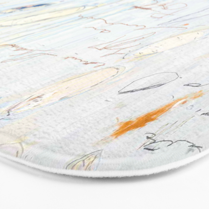 Blue Twombly 1928-2011 Bath Mat Gallery Image 3