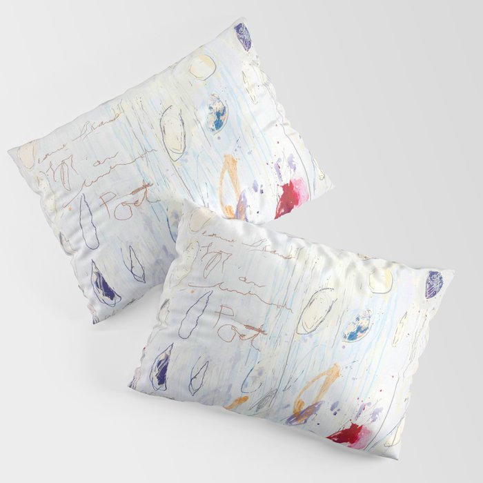 Blue Twombly 1928-2011 Pillow Sham Gallery Image 3