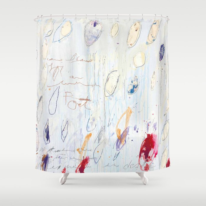 Blue Twombly 1928-2011 Shower Curtain Gallery Image 1
