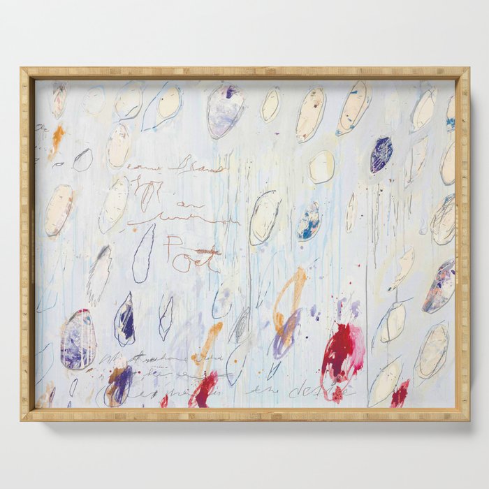 Blue Twombly 1928-2011 Serving Tray Gallery Image 1