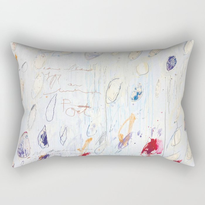 Blue Twombly 1928-2011 Rectangular Pillow Gallery Image 2