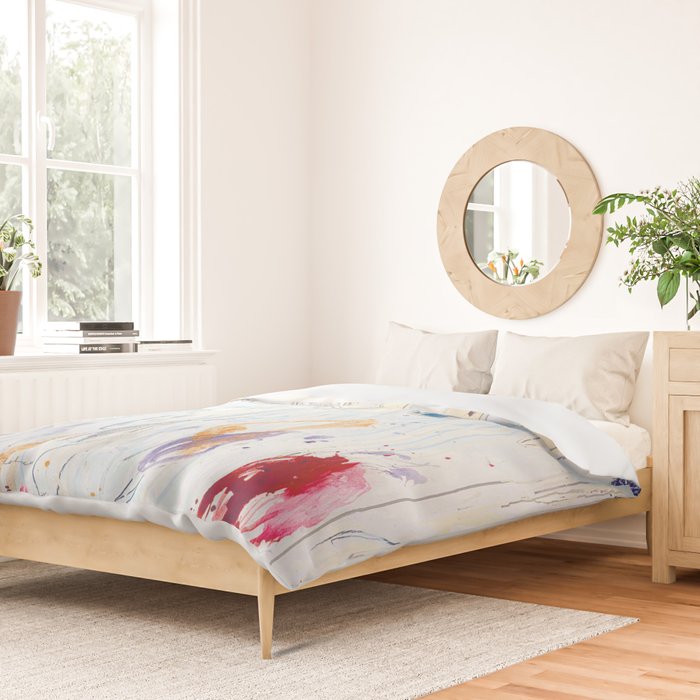 Blue Twombly 1928-2011 Duvet Cover Gallery Image 2