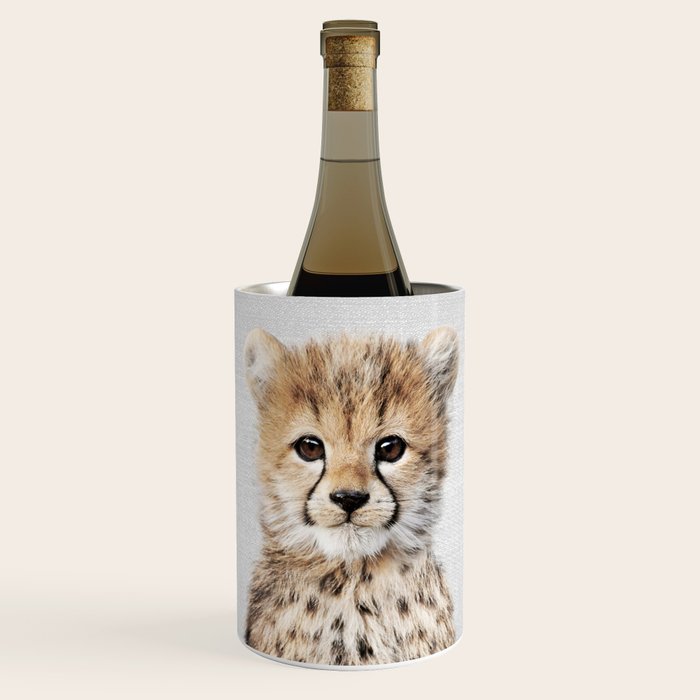 Baby Cheetah - Colorful Wine Chiller Gallery Image 1
