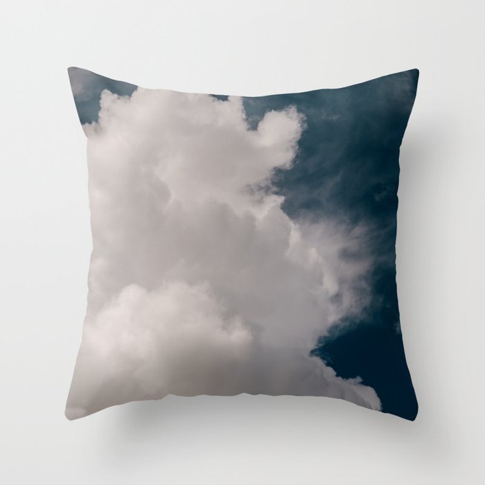 Puffy Clouds Throw Pillow Gallery Image 6