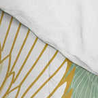 Chinoiserie Cranes on green birds vintage Comforter Gallery Image 4