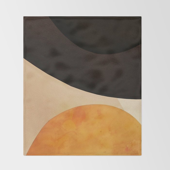 Abstract & Modern Shape Art 3 Throw Blanket Gallery Image 2