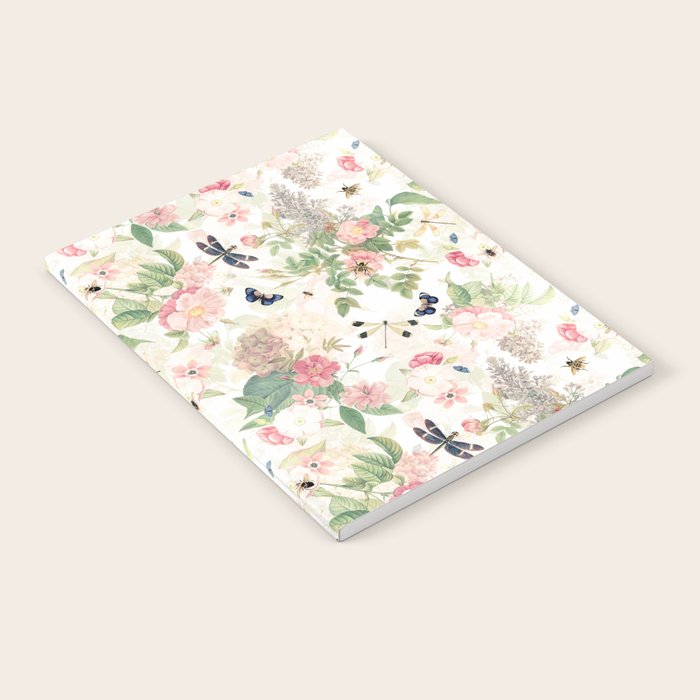 Vintage & Shabby Chic - Botanical Flower Roses Garden Notebook Gallery Image 2
