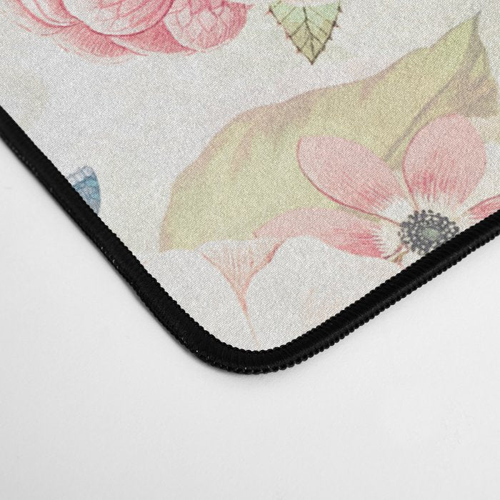 Vintage & Shabby Chic - Botanical Flower Roses Garden Desk Mat Gallery Image 4