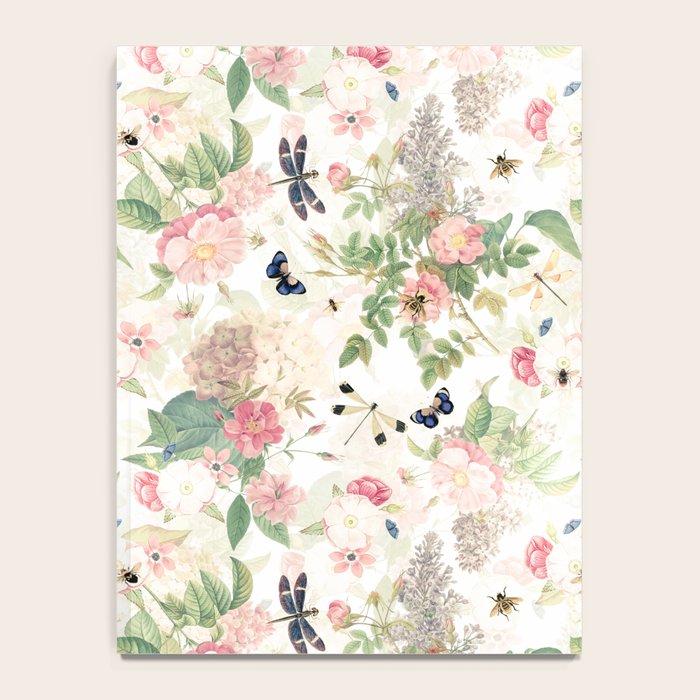 Vintage & Shabby Chic - Botanical Flower Roses Garden Notebook Gallery Image 4
