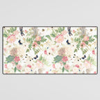 Vintage & Shabby Chic - Botanical Flower Roses Garden Desk Mat Gallery Image 3