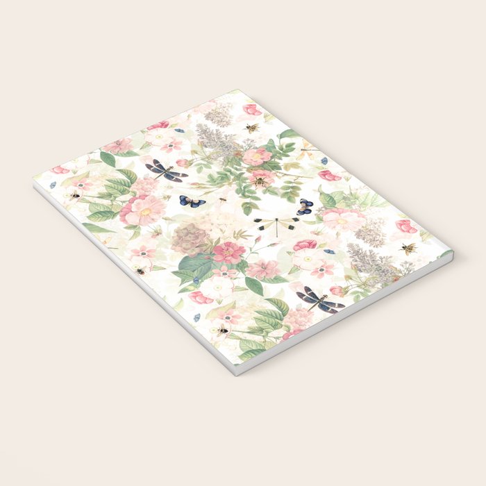 Vintage & Shabby Chic - Botanical Flower Roses Garden Notebook Gallery Image 3