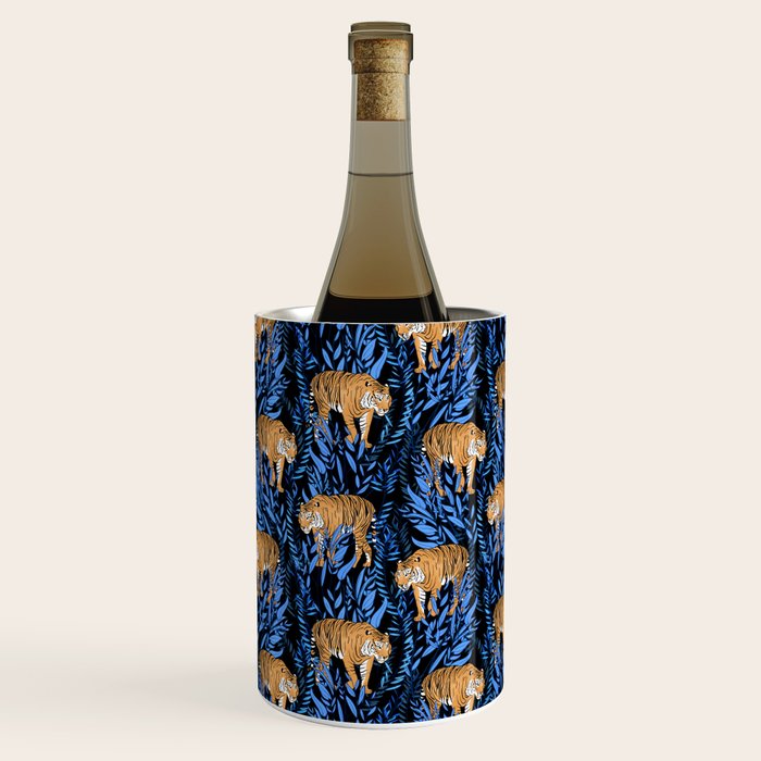 Tiger and leaf pattern Wine Chiller Gallery Image 3