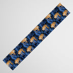 Tiger and leaf pattern Table Runner Gallery Image 3