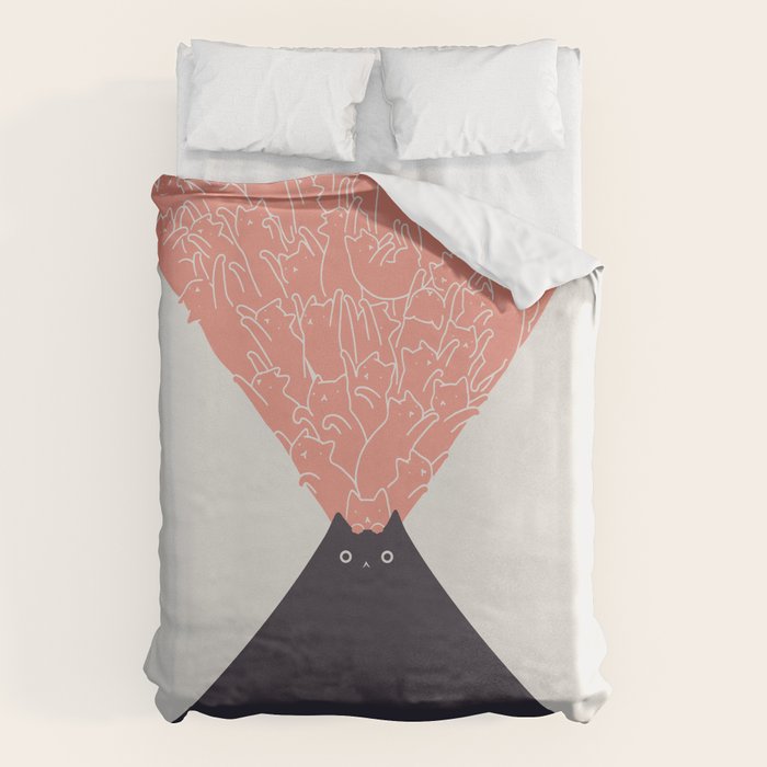 Cat Landscape 102: Vol-cat-no Duvet Cover Gallery Image 6