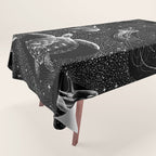 Cosmic Ocean (Black Version) Tablecloth Gallery Image 1