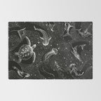 Cosmic Ocean (Black Version) Rug Gallery Image 2