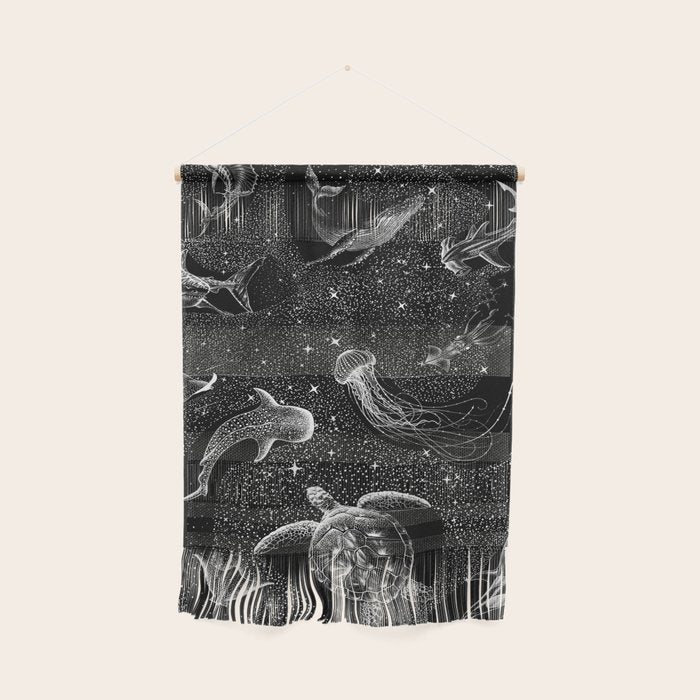 Cosmic Ocean (Black Version) Wall Hanging Gallery Image 1