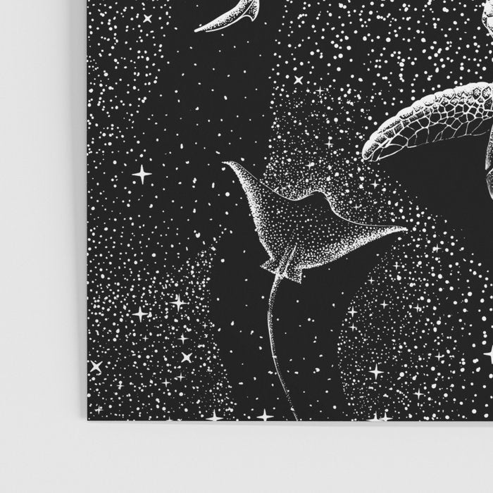 Cosmic Ocean (Black Version) Poster Gallery Image 3