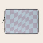 Wavy Soft Sky x Powdered Lavender Laptop Sleeve Gallery Image 1