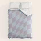 Wavy Soft Sky x Powdered Lavender Duvet Cover Gallery Image 6
