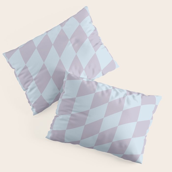Wavy Soft Sky x Powdered Lavender Pillow Sham Gallery Image 3