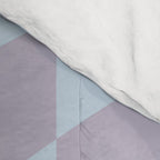 Wavy Soft Sky x Powdered Lavender Comforter Gallery Image 4