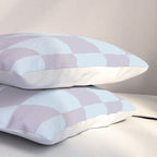 Wavy Soft Sky x Powdered Lavender Pillow Sham Gallery Image 3