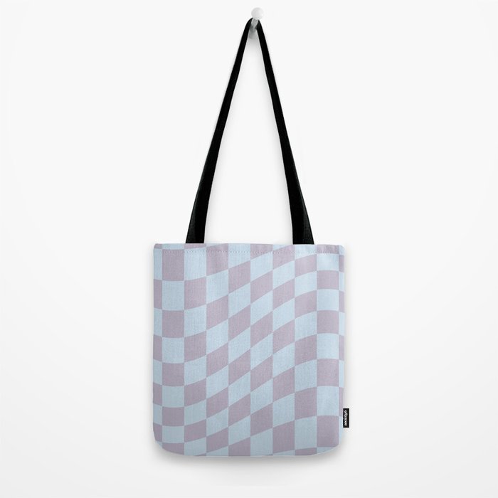 Wavy Soft Sky x Powdered Lavender Tote Bag Gallery Image 2