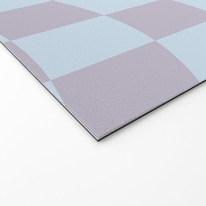 Wavy Soft Sky x Powdered Lavender Welcome Mat Gallery Image 2