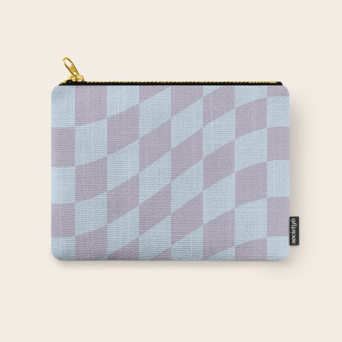 Wavy Soft Sky x Powdered Lavender Carry All Pouch Gallery Image 1