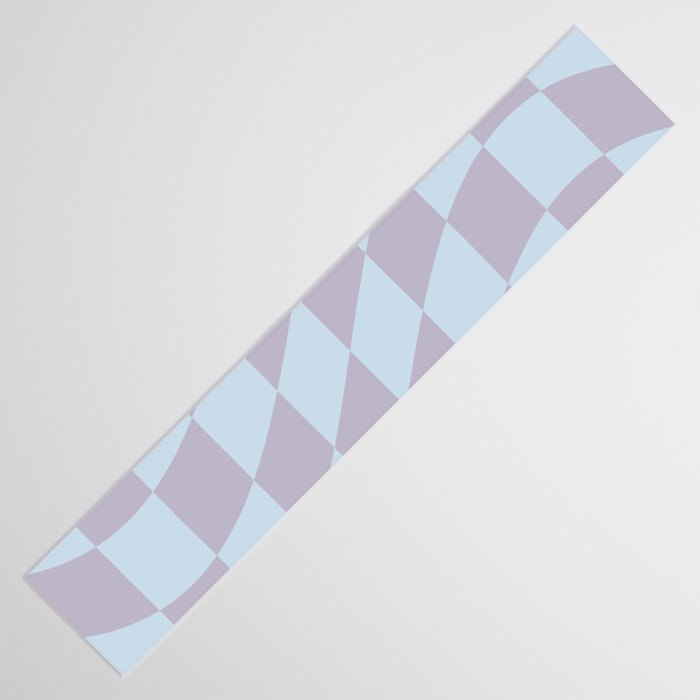 Wavy Soft Sky x Powdered Lavender Table Runner Gallery Image 3