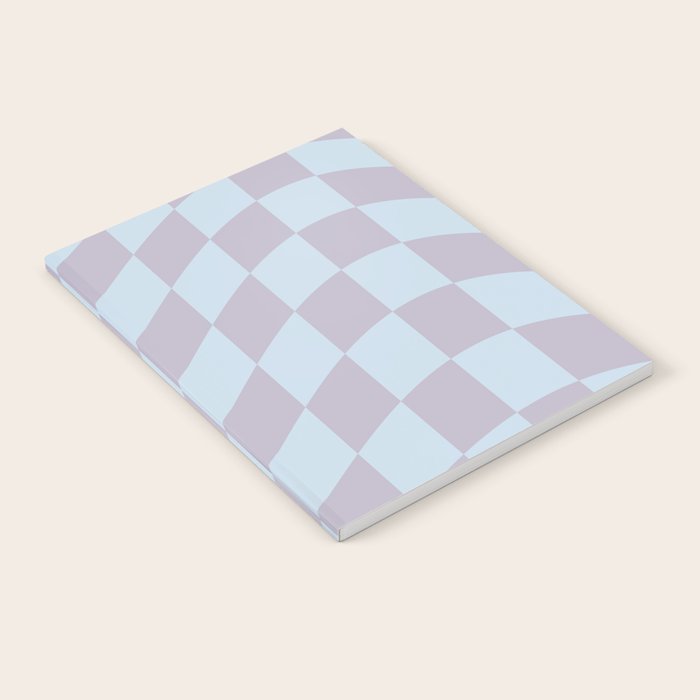 Wavy Soft Sky x Powdered Lavender Notebook Gallery Image 1