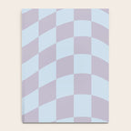Wavy Soft Sky x Powdered Lavender Notebook Gallery Image 4