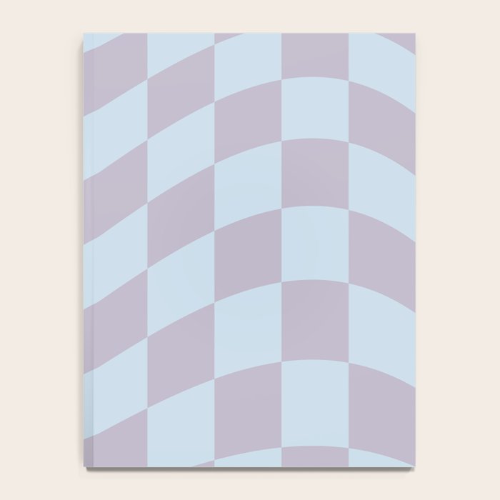 Wavy Soft Sky x Powdered Lavender Notebook Gallery Image 4
