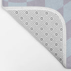 Wavy Soft Sky x Powdered Lavender Bath Mat Gallery Image 2