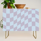 Wavy Soft Sky x Powdered Lavender Credenza Gallery Image 1