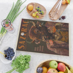 Sazerac Cocktail Art Of A Buffalo, Vintage Alcohol Wall Art For Bar, Kitchen, Man Cave Cutting Board Gallery Image 2