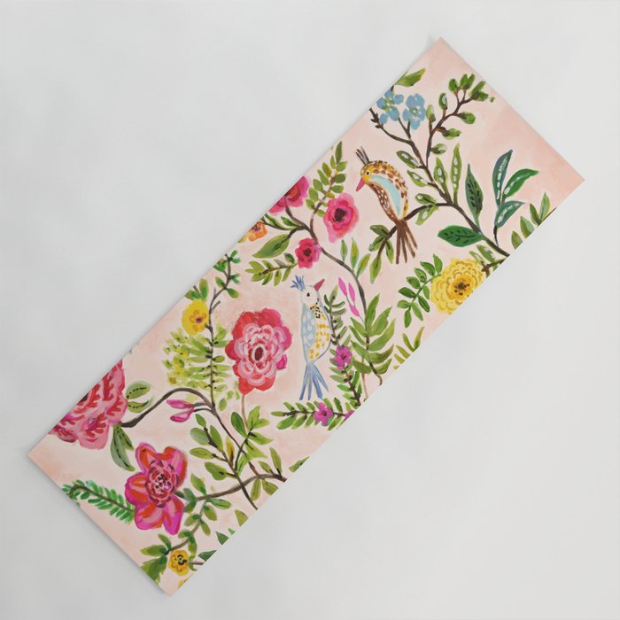 Pink Garden Dream Yoga Mat Gallery Image 1