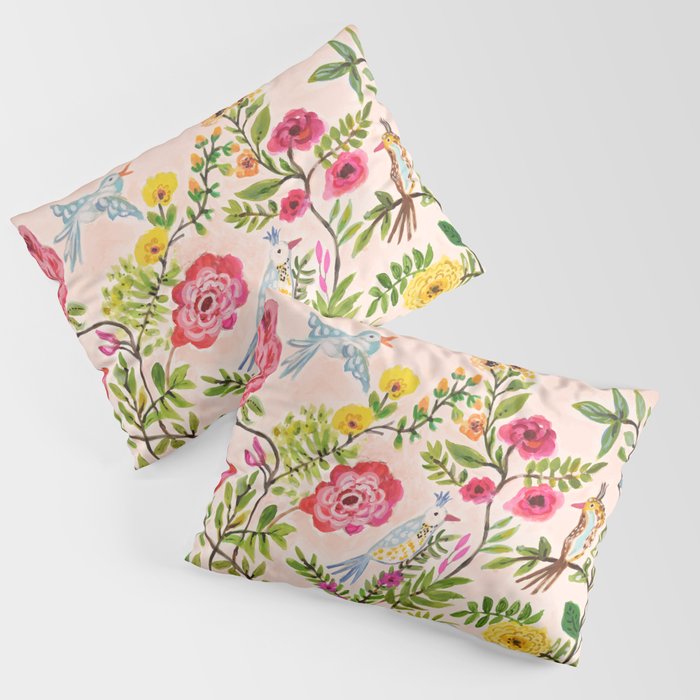 Pink Garden Dream Pillow Sham Gallery Image 1