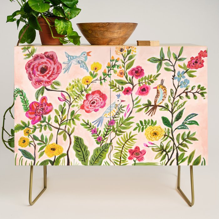 Pink Garden Dream Credenza Gallery Image 1