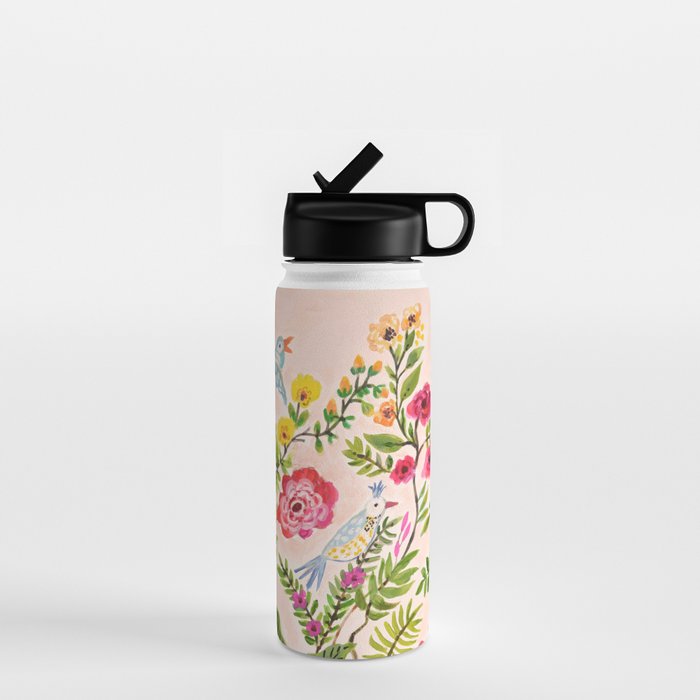 Pink Garden Dream Water Bottle Gallery Image 1