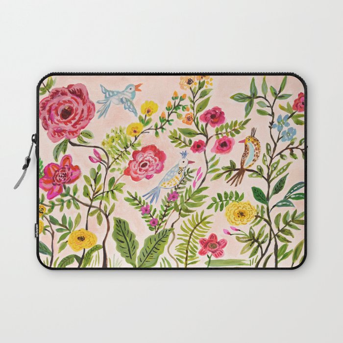 Pink Garden Dream Laptop Sleeve Gallery Image 1