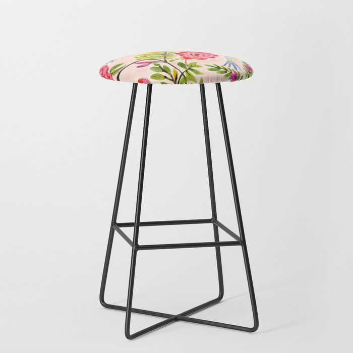 Pink Garden Dream Stool Gallery Image 1
