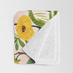 Pink Garden Dream Throw Blanket Gallery Image 3